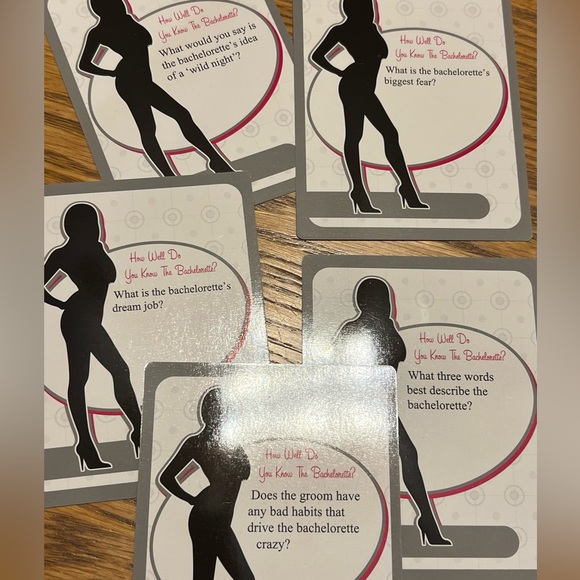 BRIDAL SHOWER GAME LOT (3) Games + Confetti 💗 - Picture 7 of 9